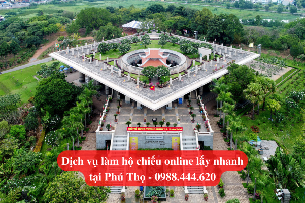 Dịch vụ làm hộ chiếu online lấy nhanh tại Phú Thọ