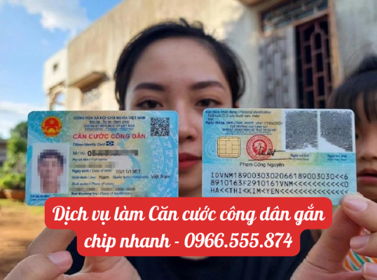 Dịch vụ lấy CCCD gắn chip nhanh