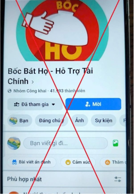 Hội nhóm cho vay nặng lãi trên mạng
